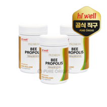 하이웰 프리미엄 비 프로폴리스 1000mg 500정 파우더 캡슐 뉴질랜드, 3개