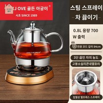 전자동 스팀 유리 커피포트 다방 스프레이식 소형 금레인지 전기포트 다기, 차 끓이기