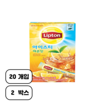 립톤)아이스티 레몬맛 스틱, 14g, 40개