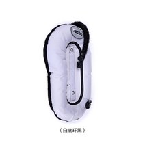 백플레이트 부력조절기 다이빙, 52.흰색 배경에 검정색+검은 탄소 섬유판