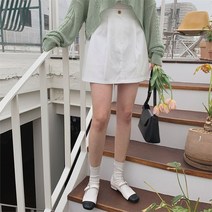 [코지] 여자 남심저격 데일리 뒷밴딩 핀턱 미니 스커트