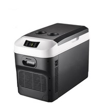 차량용 냉장고 소형차 겸용 12V-24V 전용 화물차 냉동고 항온탱크, 20L블랙 스타일 3쌀 자동차 라인 조합