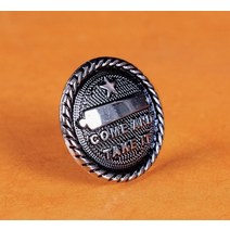 비즈공예 원석 10X 30MM 와서 가져가 텍사스 캐논 스타 곤잘레스 플래그 콘초 스크류 백 DIY 가죽 공예 지, 01 Bling Silver