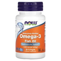 180EPA120DHA 오메가3 (나우푸드), 3개, 30정