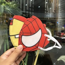 마스크 일회용 일회용마스크 마이멜로디 시나모롤 새부리형 50매 세트, 스파이더맨, 50개(3중 보호  통기성 우수)개