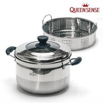 퀸센스 냄비 찜 IH 스팀쿠커 24cm 인덕션 찜기, 양송이네쿠팡쿠팡 본상품선택, 양송이네쿠팡쿠팡 본상품선택