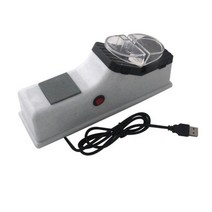 전동칼갈이 그라인더 정육점 나이프 연마기 칼가는기계 업소용 샤프너 새로운 usb 전기 칼 숫돌 텅스텐 다이아몬드 세라믹 긴 서비스 수명 가위 숫돌 주방 용품, 하얀, m