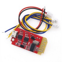 [무료배송]Micro USB DC 3.7V 5V 3W Digital Audio Amplifier Board Double Dual Plate DIY Bluetooth Spea, 01 빨간