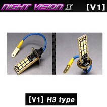 LED 안개등 자동차 포그램프 타입별 종류별 시인성 야간운전 믹스 NIGHT VISION V1 고휘도 6500K 880 881 H8 H11 H3 H10 9006, 2개입, H3 타입