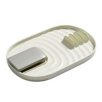 리앤베르 주방 요리 조리도구 주방도구 냄비뚜껑 도구 걸이 거치대 받침대, 화이트