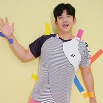 요넥스 221TS025M 남성 배드민턴 반팔 티셔츠 미드나잇