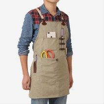 공예 목공 DIY 수공 공구수납 작업복 앞치마 공구집, BEIGE