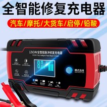 자동차 바이크 충전 밧데리 재생기 12v 24v 방전방지, 12V24V 배터리 충전기