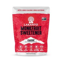 라칸토 Lakanto 몽크프룻 1:1 설탕 대용 | 비GMO 가성비 추천 미국직구, 8.29 Ounce (Pack of 1)_Classic