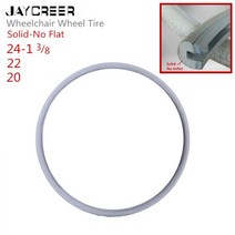 장애인전동차 장애인전동스쿠터 JayCreer 20 인치 22 24 휠체어 Rollators Walkers 용 플랫 타이어 없음, 06 22 Inch Grey