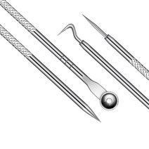 코 얼굴 좁쌀 피지 블랙헤드 제거기 피지관리, 1피지압출셋-실버