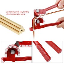 3in 1 튜빙 파이프 벤더 1/4in 5/16in 3/8in 튜브 알루미늄 구리 스틸 연료 브레이크 라인, 02 180degre pipe bender