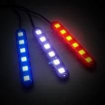 12V 24V 차량용 LED싸이키 모듈내장 스트로브라이트 _ 70498EA, 본상품선택, 12V-레드LED