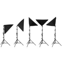 쇼핑몰 제품촬영 지속광 소프트박스 조명소프트박스, 1구세트(장수램프)