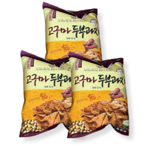 김만길 두부과자 고구마 세트, 3개, 95g