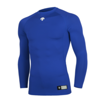 데상트 DESCENTE S9121ZCO21 BLU0 베이스볼 크루넥 긴팔 언더셔츠