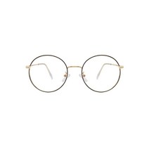 Mitte BLACK GOLD 오버사이즈 라운드 메탈 안경