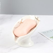 이태리인테리 물빠짐 비누 받침대 거치대 케이스, 모던화이트, 1개