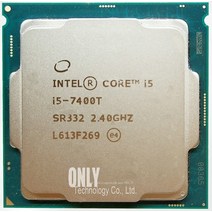 파워딜 인텔 I5-7400T i5 t lga 1151 14nm 2.4 ghz 35 w qs 버전 cpu 컴퓨터 es 프로세서, 한개옵션0