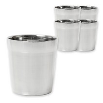 [국산] 에브리 이중 진공 스텐컵 / 무광 샤틴 스텐 304 27종, 5개, 160ml