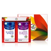 비타민스토리 맥스 멀티비타민 미네랄 수용성 비타민 미네랄보충 아미노산 비오틴 석류 홍화씨 코엠자임Q10효능 포맨 남성 영양제 90정 X 2통 6개월분, 1통