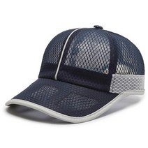 [여로] 액티브 메쉬 캡모자(소형) (네이비) 캠핑 휴대용 썬켑 와이드 낚시 선캡 자외선차단 여름 등산, 상세페이지 참조