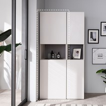 엔트리 멀티수납 키큰 수납장 600, 크림화이트