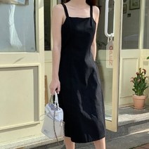 겟잇미 뷔스티에 슬림 레이어드 끈나시 원피스
