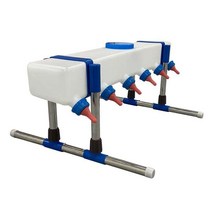 축산농장 축산기자재 새끼가축 송아지 염소 수유기, 6방향 스탠드형 수유기 송아지 염소 축산농장