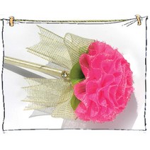 미누아띠 [DIY]KA03 (바느질이 필요없는)카네이션볼펜, 1세트, 펄오간디 핑크(감은볼펜