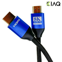KIAQ HDMI 2.1v UHD 8K 케이블 1m, 2m, 8K 60Hz