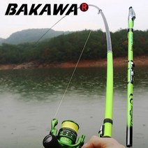 BAKAWA 3.6M 4.5M 5.4M 6.3M 피더 탄소 섬유 낚시대 초경량 릴 시트 휴대용 텔레스코픽 바닷물/담수 태클, 규격 없음