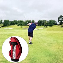 남성 여성 골프백 골프 공 가방 PU 내마 모성 스지 볼 파우치 홀더 남자 스포츠 액세서리 Drawstring, 04 Red 50Pcs Ball Nail