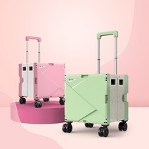 다니고 접이식 멀티 쇼핑카트 대형, K106 베이비핑크 + 크림, 1개