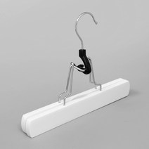 [천삼백케이] [굿즈트리] 자국없는 두꺼운 치마 바지 걸이2p(23cm) 집게옷걸이, 단품