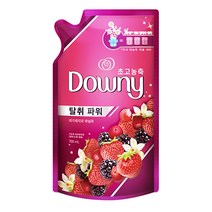 다우니 초고농축 섬유유연제 베리베리와 바닐라크림 향 리필, 700ml, 1개