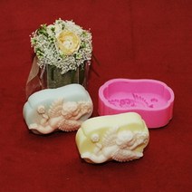 몰드몰 실리콘몰드 - 꽃을든아기천사