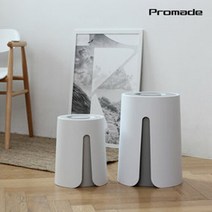 프로메이드 압축휴지통 10L / 종량제봉투호환 누름휴지통, 1개, 압축휴지통10L-네이비