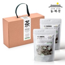 늘해찬 티백차 선물세트 100개입 대용량 티백차 히비스커스 케모마일 작두콩 우엉 돼지감자 레드비트 생강 도라지 솔잎 연근 연잎 헛개 오미자 호박팥 결명자 도라지 계피 연자육 민들레, 산미나리차 선물세트 100개입