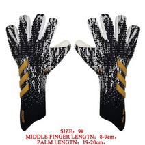 두꺼운 축구 골키퍼 장갑 성인 게임 미끄럼 방지 보호 장비 전문 장착 라텍스 두께: 3mm-4mm, A1-9