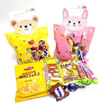 마음꾸러미 어린이집 생일답례품 유치원 구디백 어린이날 학생 소풍 간식 세트 토끼곰세트