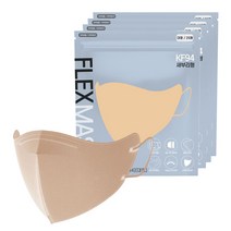 폴메이드 플렉스 새부리형 보건용 마스크 대형 KF94, 베이지