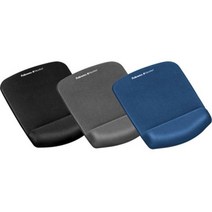 플러쉬터치 마우스패드 손목받침대, 그레이(92522), 1개