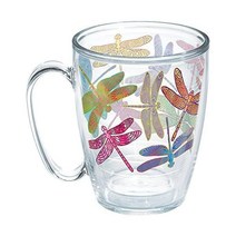 Tervis 잠자리 만다라 미국산 이중벽단열텀블러 16온스 머그 뚜껑없음 클리어, 16oz Mug - No Lid_클리어