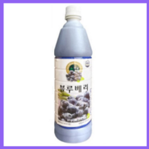 청솔 블루베리 음료베이스 / 과일원액, 835ml, 4개